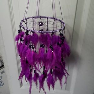 Handmade purple dream catcher